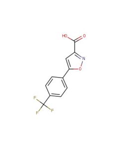Astatech 5-[4-(TRIFLUOROMETHYL)PHENYL]ISOXAZOLE-3-CARBOXYLIC ACID; 1G; Purity 95%; MDL-MFCD07377112